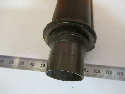 ANTIQUE BAUSCH LOMB BRASS TUBUS + NOSEPIECE MICROSCOPE PART AS PICTURED P2-A-29