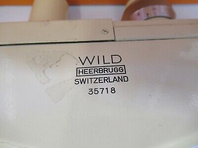 WILD SWISS M11 BINOCULAR HEAD MICROSCOPE PART OPTICS as pictured &8M-A-79