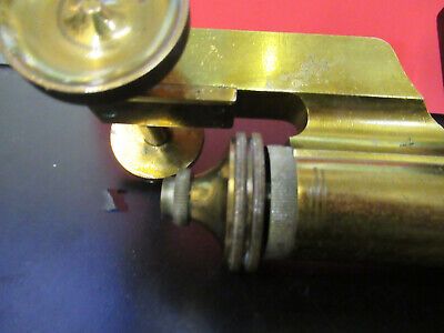 ANTIQUE BAUSCH LOMB BRASS FRAME LIMB MICROSCOPE PART AS PICTURED &B9-FT-21