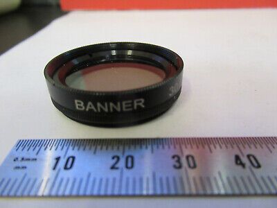 BANNER OPTICAL POLARIZER LENS 30.5mm POL PL OPTICS AS PICTURED &8Y-A-43