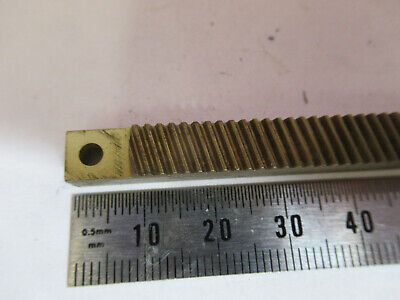 WILD HEERBRUGG SWISS M20 BRASS GEAR STAGE MICROSCOPE PART AS PICTURED P3-A-39