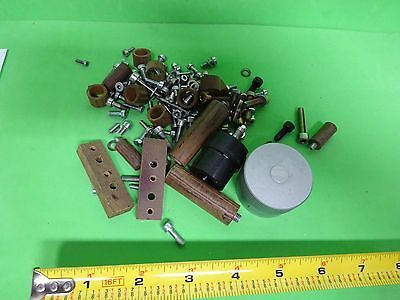 MICROSCOPE PART LOT SET SCREWS LEICA POLYVAR REICHERT GERMANY AS IS BIN#P6-E-98