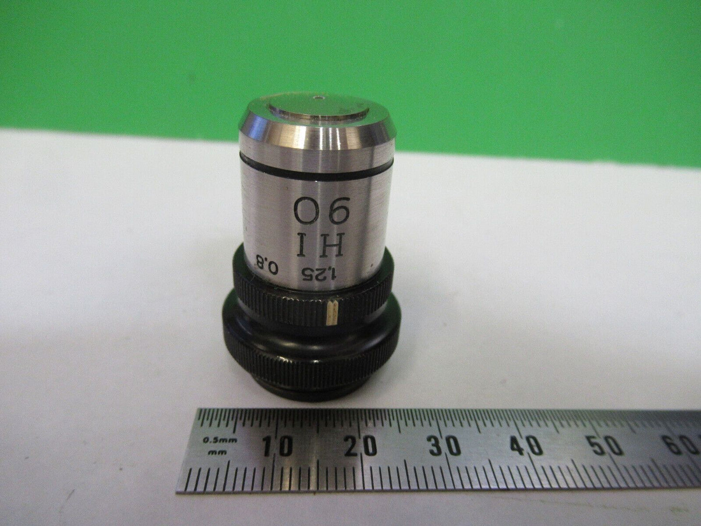 ANTIQUE CARL ZEISS JENA IRIS 90X OBJECTIVE MICROSCOPE PART AS PICTURED F3-B-25