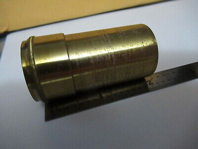 CARL ZEISS JENA "B" EMPTY BRASS OBJECTIVE CAN MICROSCOPE AS PICTURED &F5-A-86