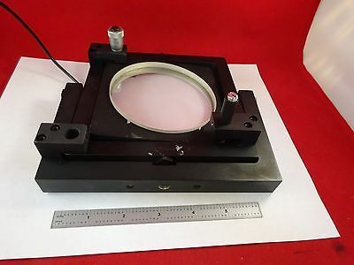 MICROSCOPE INTERFEROMETER TILTING TABLE + FLAT CONTROL TECHNICS OPTICS B#F8-C-01