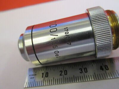 LEITZ WETZLAR OBJECTIVE 100X /170 LENS MICROSCOPE PART AS PICTURED &B2-A-30