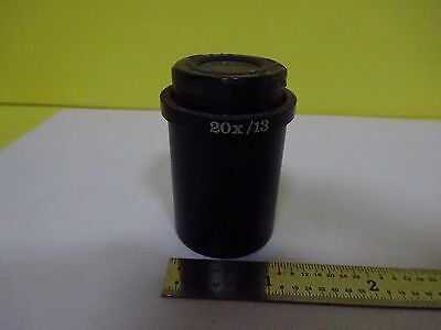 OPTICAL MICROSCOPE EYEPIECE OCULAR WILD SWISS 20X/13 OPTICS AS IS BIN#4V-FL-18