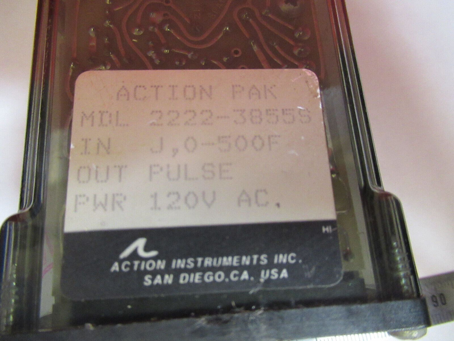 ACTION PAK PULSER 2222-3855S  AS PICTURED S6-A-35