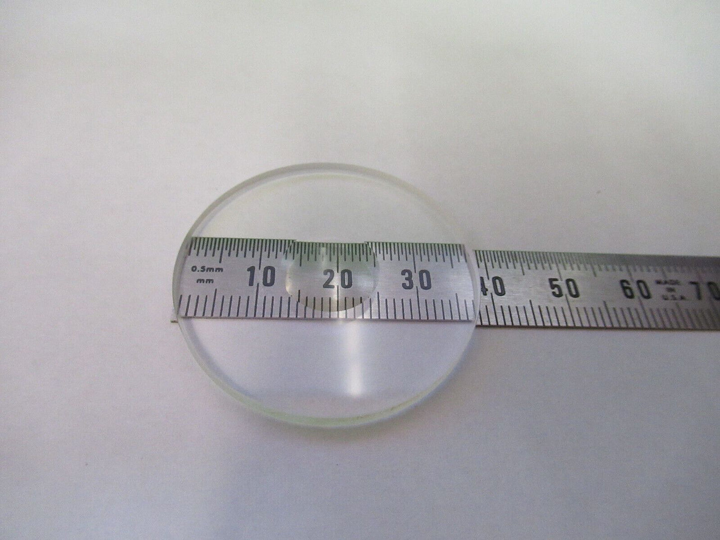 OPTICAL SUBSTRATE PLANO CONCAVE LIQUID INSPECTION OPTICS AS PICTURED R1-B-49