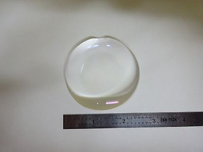 OPTICAL LARGE bi CONVEX LENS [chipped edge] LASER OPTICS AS IS BIN#X5-30