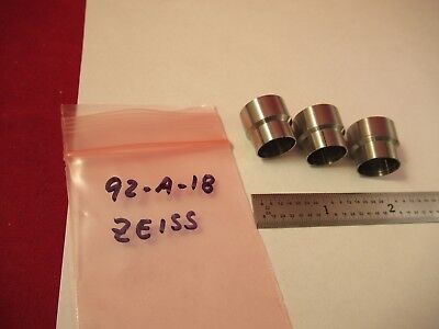 CARL ZEISS GERMANY LOT 3 EA INTERFEROMETER MIRRORS MICROSCOPE PART &92-A-18