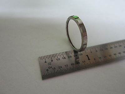 OPTICAL COATED FILTER RING MOUNTED LASER OPTICS BIN#43-15