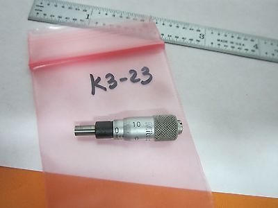 MITUTOYO JAPAN MICROMETER PART for  POSITIONING OPTICS ETC BIN#K3-23