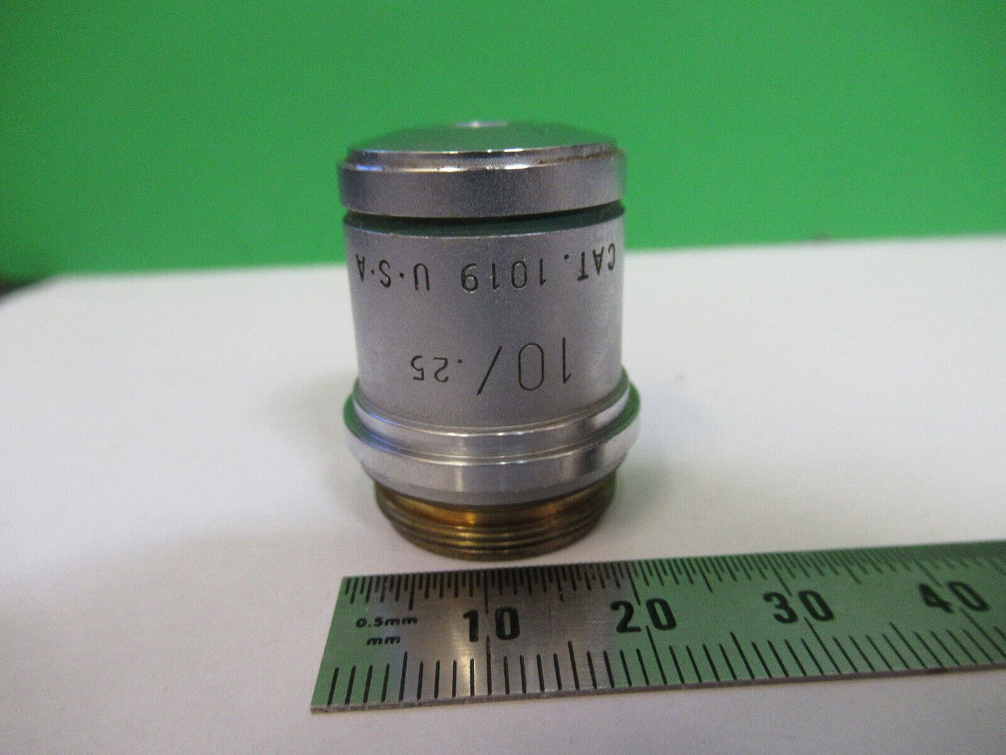 AO SPENCER INDUSTRIAL OBJECTIVE 10X INFINITY MICROSCOPE PART AS PICTURED R7-B-58