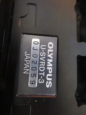 OLYMPUS JAPAN XY STAGE TABLE U-SVRDT-3 PRO MICROSCOPE PART AS PICTURED &A2-A-72