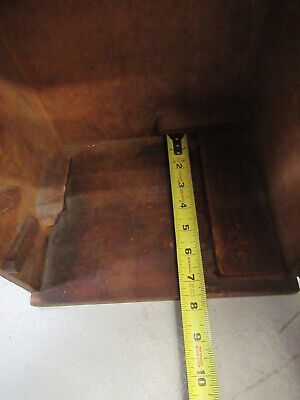 ANTIQUE EMPTY WOOD CASE WATSON UK RARE MICROSCOPE PART AS PICTURED &TB-5