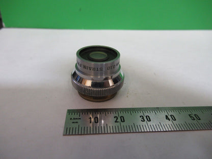 BAUSCH OBJECTIVE 32mm LENS STRAIN FREE POL POLARIZATION MICROSCOPE PART &G7-A-25