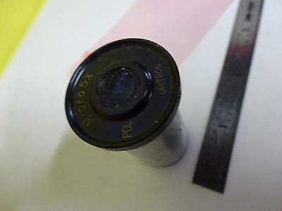 MICROSCOPE PART EYEPIECE OCULAR UNITRON POL MICRO 5X OPTICS AS IS BIN#W6-27