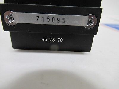 ZEISS AXIOTRON GERMANY POL MIRROR 452870 SLIDE OPTICS MICROSCOPE PART #FT-3-22