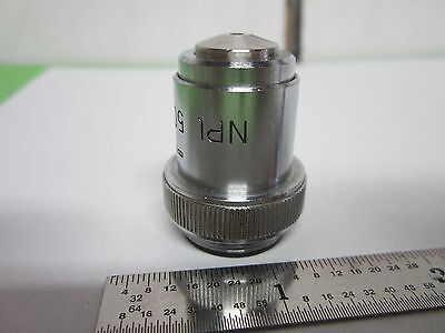 OPTICAL MICROSCOPE LEITZ GERMANY OBJECTIVE PL 50X INFINITY OPTICS BIN#46-L-22