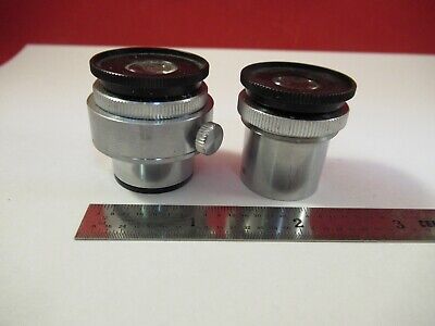 LOT 2 EA KWM15 15X EYEPIECE MICROSCOPE PART OPTICS AS PICTURED &1E-B-15