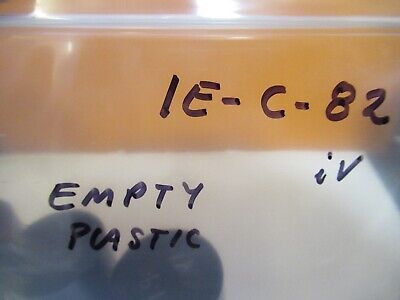 LOT 3 EA PLASTIC EMPTY OBJECTIVE CONTAINER MICROSCOPE PART AS PICTURED &1E-C-82