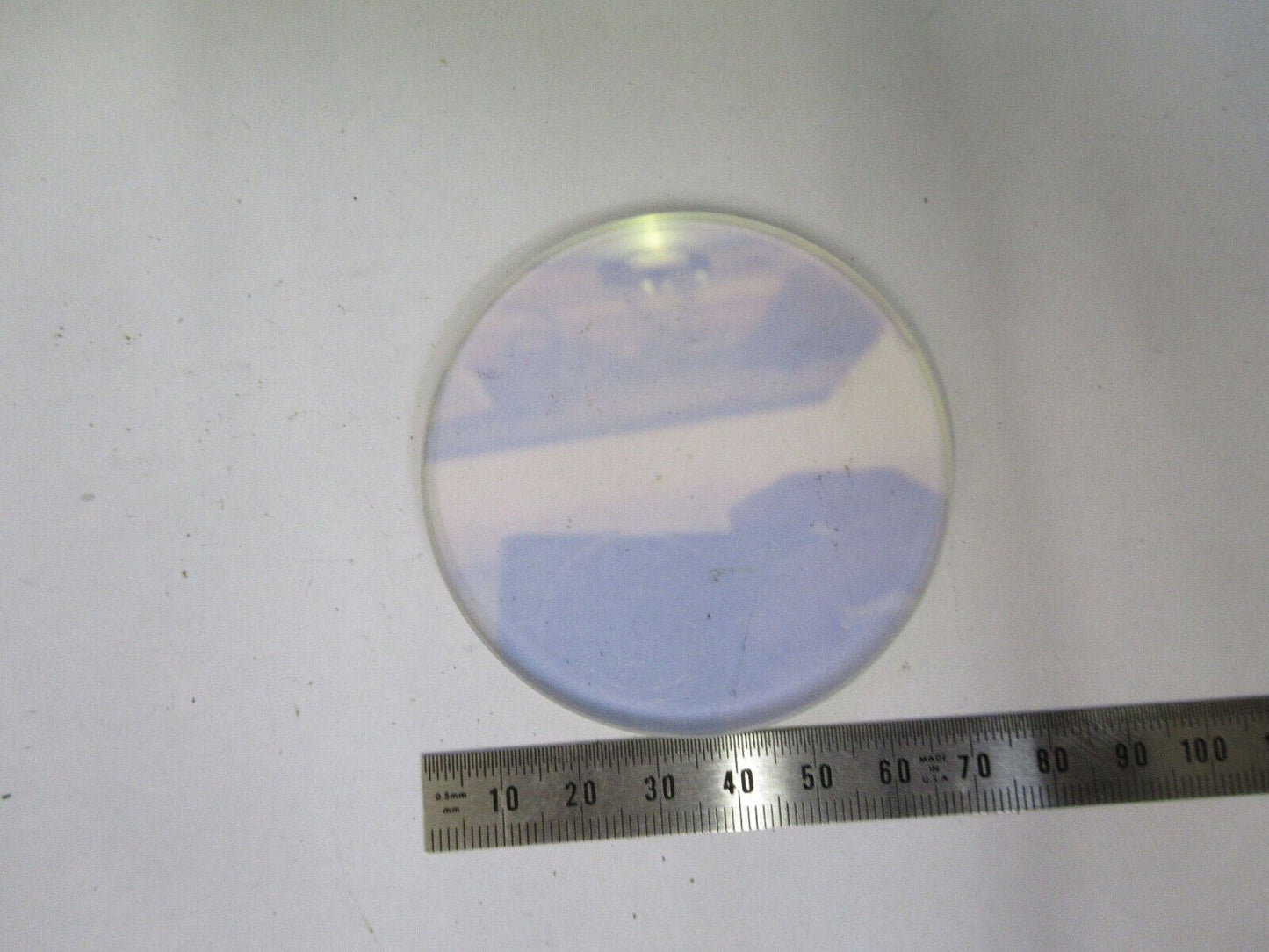 OPTICAL FLAT COATED BLANK WINDOW OPTICS AS PICTURED &W5-B-70