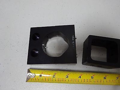 OPTICAL FIXTURES HOLDERS FOR LASER OPTICS LENSES MIRRORS ETC AS IS BIN#TC-4-1-D