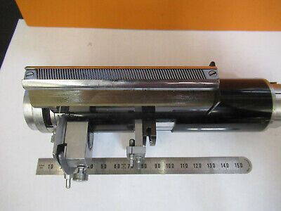 ANTIQUE BAUSCH LOMB POL TUBUS + SLIDES MICROSCOPE PART AS PICTURED &P5-A-69