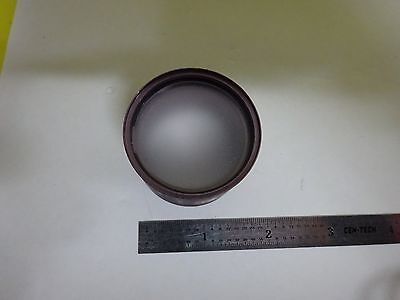 MICROSCOPE PART DIFFUSER FROSTED ILLUMINATOR LEITZ GERMANY AS IS BIN#W4-28