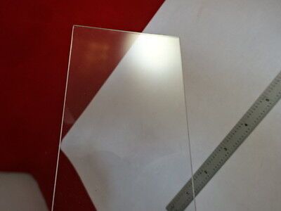 4.3" x 2" THICK 1.32 mm PLATE OPTICAL GLASS OPTICS AS PICTURED &86-89