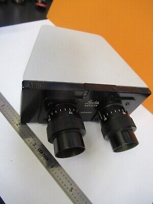 LEITZ GERMANY SM-LUX HEAD BINOCULAR OPTICS MICROSCOPE PART AS PICTURED &4T-A-32