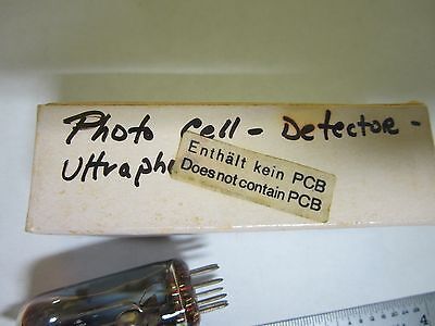 MICROSCOPE PART ZEISS PHOTOCELL TEONEX 92AV TUBE OPTICS AS IS BIN#L5-94