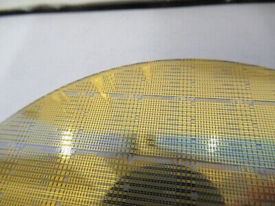 FOR PARTS SAPPHIRE WAFER PLATINUM + GOLD COATED OPTICS AS PICTURED #2-FT-06