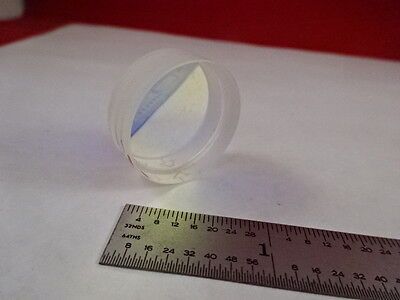 OPTICAL FLAT DICHROIC FILTER LENS OPTICS AS PICTURED &7C-A-08