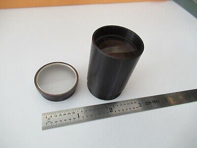 OLYMPUS JAPAN LENS ASSEMBLY + DIFFUSER MICROSCOPE PART AS PICTURED #F2-A-29