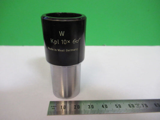 MICROSCOPE PART CARL ZEISS EYEPIECE OCULAR KPL 10X LENS AS PICTURED &G2-A-02