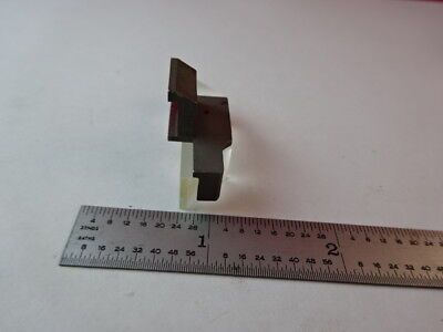 OPTICAL MOUNTED PRISM [chip on back] MIL SPEC LASER OPTICS AS IS #54-A-08