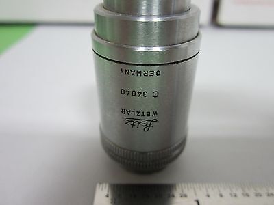 MICROSCOPE PART OBJECTIVE LEITZ GERMANY PHACO 160X INFINITY OPTICS BIN#A9-C-7