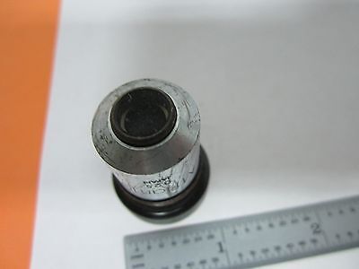 MICROSCOPE PART OBJECTIVE MPLAN 10X OLYMPUS JAPAN OPTICS AS IS BIN#K9-51