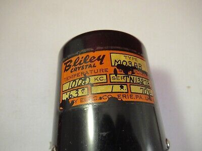 ANTIQUE BLILEY MO3AB RADIO QUARTZ CRYSTAL FREQUENCY CONTROL AS PICTURED 84-FT-76