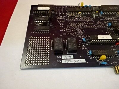 DIGITAL ANALOG BOARD NT2200 DEKTAK VEECO WYKO PROFILOMETER OPTICS AS IS #Q2-B-3