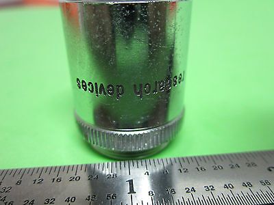 MICROSCOPE OPTICS INFRARED RESEARCH DEVICES AUTOCOLLIMATOR OBJECTIVE  BIN#4T