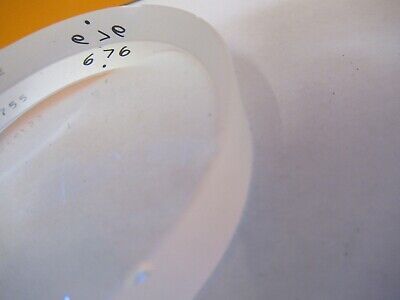 OPTICAL CONVEX CONCAVE LARGE LENS [chip on edge] OPTICS AS PICTURED &15-FT-X31