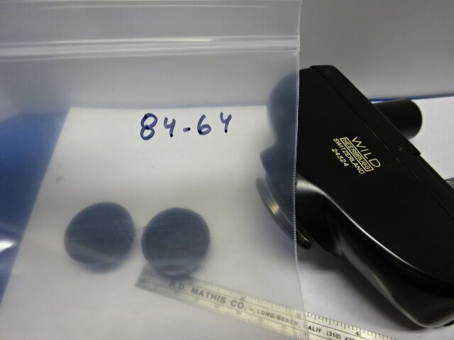 WILD SWISS M20 HEAD OPTICS MICROSCOPE PART AS IS &84-64