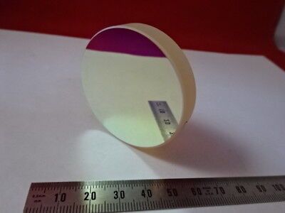 OPTICAL FLAT ZERODUR 75 mm DIA DICHROIC SPIEGEL 1/10 Wave LASEROPTIK &amp;6-A-42