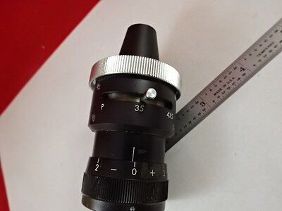 MICROSCOPE PART OLYMPUS JAPAN PHOTO OCULAR EYEPIECE OPTICS AS IS #D3-A-12