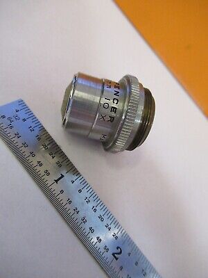 AO SPENCER 10X 16mm OBJECTIVE LENS MICROSCOPE OPTICS AS PICTURED &85-B-83