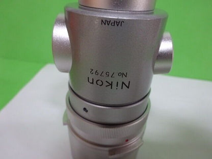 MICROSCOPE PART OPTICAL COMPARATOR NIKON OBJECTIVE 50x-EP OPTICS AS IS #AI-A-01