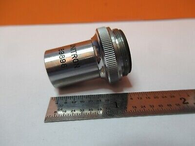 UNITRON JAPAN METALOGRAPH M10X OBJECTIVE MICROSCOPE PART AS PICTURED &W8-A-53